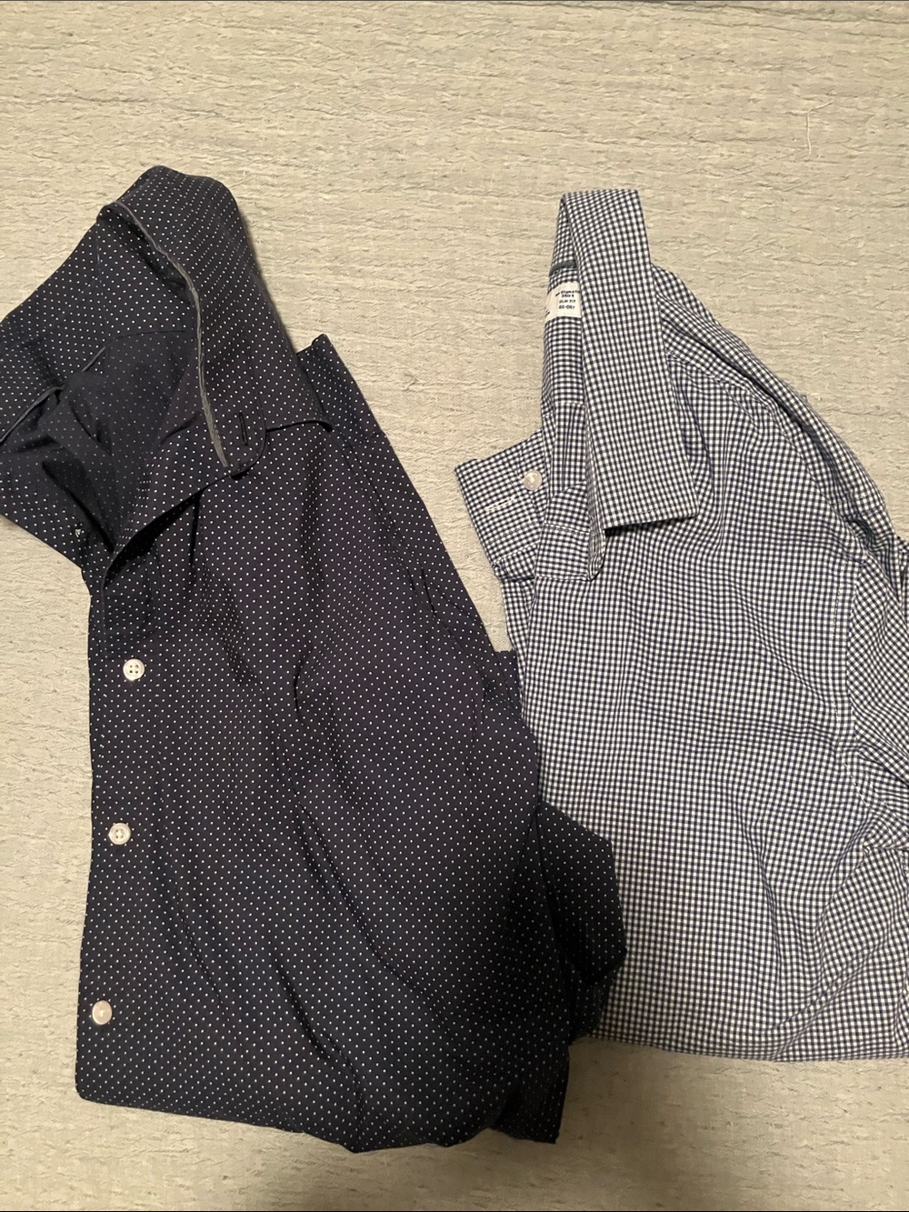 Old Navy Men's Navy Long-Sleeve Button-Down Shirts - 2 Pack